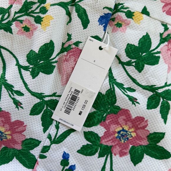 Janie and Jack Floral Pique Romper Size 6 Girls - Picture 6 of 7
